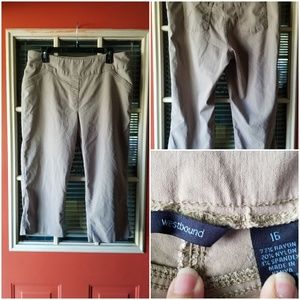 Westbound khaki capris